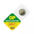 BATTERIA A BOTTONE PER OROLOGIO, OSSIDO DI ARGENTO, 1,55V ø 9,5x2,7mm   - COD. SR57/395/V395/SR927SW