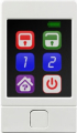 RADIOCOMANDO BIDIREZIONALE TOUCH SCREEN ROLLIN CODE; COLORE BIANCO