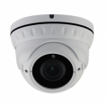 DOME IP 2Mpx, CMOS 1/2.8”, H.264, ICR MECC., VARIF. 2.8-12mm, WDR, 3D, IR LED 20m, ONVIF, alim. 12Vcc / PoE IEEE802.3af.