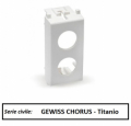 TAPPO PER INSERITORE SERIE GEWISS CHORUS ® TITANIO