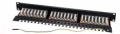 PATCH PANEL FTP 24 POSTI RJ45, CAT6, PER CAVO RIGIDO E FLESSIBILE DA 22 A 26 AWG, PER RACK 19” 1U