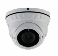 DOME ANTIVANDALO AHD, CMOS 1/2,7” Sony, 2Mpx-1080P, ICR MECC., VARIF. 2.8-12mm, IR LED, D-WDR, DNR, OSD, ALIM. 12Vdc