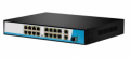 SWITCH 8 PORTE LAN 10/100Mbps, 4 PORTE PoE