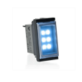 LUCE DA INCASSO A LED 1 MODULO, START A COMANDO O PER MANCANZA RETE - SERIE BTICINO LIGHT TECH (ARGENTO)