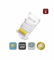 PLUG CAT5e, RJ45 UTP, PER CAVO SOLIDO