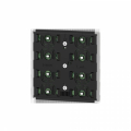 PULSANTE 4 CANALI SERIE FF LED BLU/VERDI