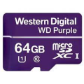 MICRO SD WESTERN DIGITAL PURPLE, MEM. 64GB, SDXC PER VIDEOSORVEGLIANZA, 10UHS CLASS I