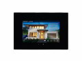 TOUCH PANEL CAPACITIVO KNX 7” - CONNETTIVITÀ IP - VIDEOCITOFONIA - VETRO - NERO