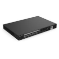 SWITCH 24 PORTE POE GIGABIT L2 Managed, Gigabit RJ45 POE/POE+ Ports, 4 SFP Slots, 370W PoE POWER BUDGET, 19-inch Rack-mountable Steel Case