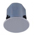 DIFFUSORE DA INCASSO/CONTROSOFFITTO WIDE DISPERSION, POTENZA RMS 30W, POTENZA DI PICCO 120W, 70V/100V/8OHM, RISPOSTA IN FREQUENZA: 70 - 20.000HZ, SENSIBILITÀ: 90DB - 1W/1M. FORO DI INSTALLAZIONE Ø200MM. FRONTALE IN ACCIAIO, MATERIALE IN ABS RESISTE