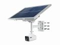 SOLAR IP CAMERA, 4MP @25fps, 2.8mm, ICR, WDR 120dB, LEDs 10-20m, DUAL LIGHT, IP67, MICROFONO, ADVANCED VCA 1.0, P2P, MICRO SIM, DUAL SYS, NDAA, ALIM. 12Vdc