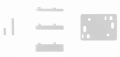 (NUOVO CODICE) CONF. DISTANZIALI MICRO POLI, COLORE BIANCO, 15pz. SPESSORI MAGNETI  (5pz. x 2.8mm + 5pz. x 6mm + 5pz. x 10mm), 5pz. SPESSORI PER SENSORE 2.8mm, CHIODINI DI BLOCCAGGIO